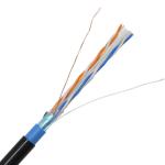 Double Jacket Pe Pvc Jacket Cat6 External Cable 305m Meter 1000ft 4Pairs Ftp 23awg for sale