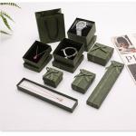 Cardboard Rigid Ring Earring Necklace Jewelry Watch Gift Box Custom Printing for sale