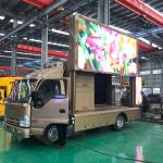 Isuzu 4×2 P6 Digital LED Billboard Truck 192*192mm  3 Sides High Brightness for sale