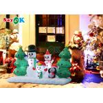 Large Outdoor Lighting Snowman Santa Blow Up Christmas Tree Inflatables Yard Decorations for sale