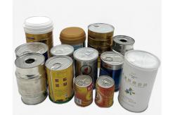 China Customizable Coated Food Tin Can With Easy Open Lid supplier
