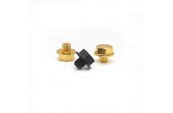 China Custom External Hexagonal Aluminum Screw 6063 Automobile Hub Screw Crown Processing supplier