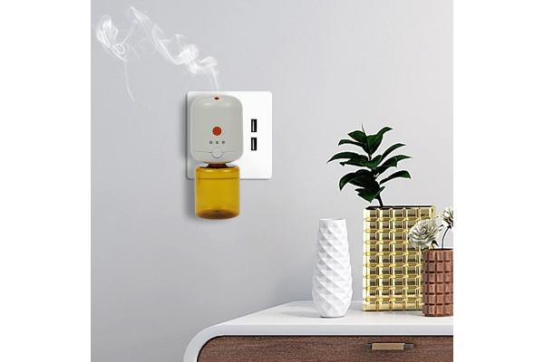 HOMEFISH 100-240V Essential Oil Plug In Wall Diffuser 130mL