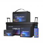 Waterproof Mobile rV LiFePO4 Lithium Ion Camper Battery 12.8V Bluetooth BMS for sale