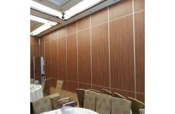 China Lightweight Acoustic Folding Movable Partition Walls , Sliding Hotel Partition Walls supplier