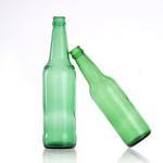 Empty Amber Green Alcohol Glass Beer Bottles with Crown Caps for sale