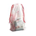 Frosted PE Custom Plastic Drawstring Bags For Wash Face Towel for sale