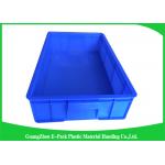Warehouse Plastic Stackable Containers Big Capacity Space Saving Foldable Transport