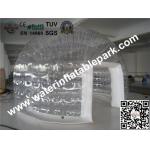 UV Protected Transparent PVC Inflatable Clear Dome / 4m Dia Clear Dome