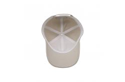 China 6 Panel Constructured Cotton Baseball Cap With 6 Eyelets And Embroidery logo supplier