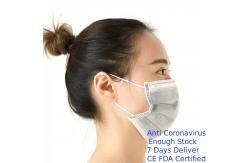 China Single Use Disposable Pollution Mask , Dust Mask Respirator Practical Safety supplier