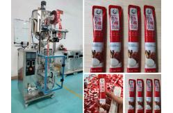 China Intelligent Automatic Bag Packing Machine / Sauce Packaging Equipment supplier