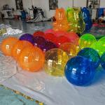 Custom Decorative Colorful Inflatable Clear Ball Inflatable Transparent PVC Balloon for sale