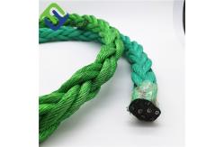 China 40mm 8 stramd Polypropylene combination wire rope for deep sea cable laying supplier