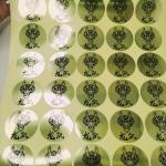 Single Side Printing Die Cut Stickers UV Technology Rectangle Vinyl Decal