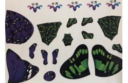 China Metallic Stamping Diy Water Slide Decal Paper , Cool Kitchen Unit Stickers supplier