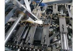 China Automatic Hot Melt Glue Paper Shopping Bag Handle Making Machine 380V supplier