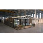 30'' Extendable Container House Insulation Polyurethane Foam and Steel Structure for 56 Square Meter Floor Area for sale