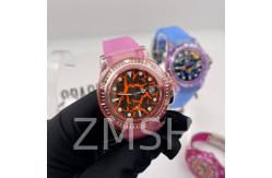 China Lab-Grown Sakura Pink Sapphire Watch Case Luxury Scratch Resistant supplier