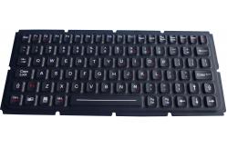 China IP65 thin silicone industrial keyboard with OEM version for ruggdeized computer supplier