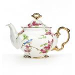 2 Litre Ceramic Teapot Ceramic Floral Teapot Large Capacity For Afternoon Tea for sale