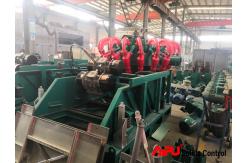 China Linear Motion Round Drilling Mud Desander Desilter Remove Solids supplier