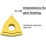 External Peach Turning Tool Wnmg080404-Pm Lathe Turning Tools CNC Blade for sale
