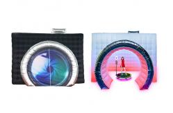 China White Inflatable Photo Booth With Camera Customized Internal RGB Light supplier