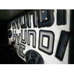 PMMA  Illuminated 3D Led Car Logo Board,  Acrylic 3D Forming and Vacuum Metallizing Service for sale