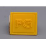 High Resistance Silicone Stamp Screen Printed Patches With Raised Logo for sale