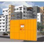 Automatic Service Laundry Locker For Express Laundry With Currency Payment System