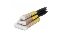 China Plastic Handle Synthetic Paint Brush Synthetic Filament 60-76mm Length supplier