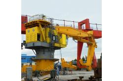 China 10m Marine Cranes Heavy Duty Hydraulic 100t Knuckle Boom For Deck supplier