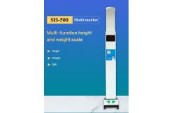 China Physical Examination Led Height And Weight Machine RS232 Ultrasonic AC100V supplier