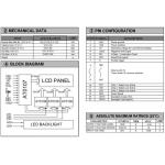 192*64 Graphic FSTN LCD Module AT0107 With Backlight Wide Temperature Industrial Display
