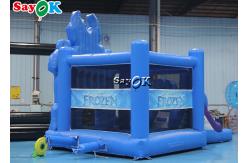 China Ice Princess Printing Theme Inflatable Bounce Trampoline Slide Combo supplier