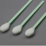 Mobile Phone Sterile Q Tip Swabs White Big Round Sponge Head SGS Approved for sale