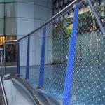Stainless Steel 316 Anti dropping Rope Mesh For Shopping mall/Market protection for sale