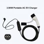Natural Cooling Portable AC EV Charger 4 Indicators 16A 240V for sale