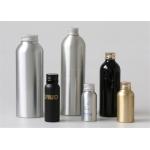 Silver Aluminum Cosmetic Bottles 100ml Cosmetic Packaging Polished for sale