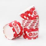 Big Volume Ice Cream Paper Bowl 860ml PE Lined Disposable Dessert Bowls for sale