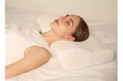 China Orthopedic Memory Foam Pillow Bed Ergonomic Contour Sleep Pillow supplier