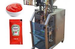 China 2KW Liquid Pouch Filling Machine 60bags/min Tomato Paste Packing supplier