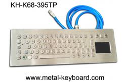 China 67 Keys Stainless Steel Ruggedized Keyboard with Touchpad Mouse supplier