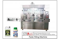 China Dust - Proof Auto Paste Filling Machine For Organic Liquid / Bio Fertilizer supplier