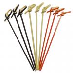 Multicolor Party Bamboo Knot Picks , Nontoxic Bamboo Toothpicks With Knot for sale