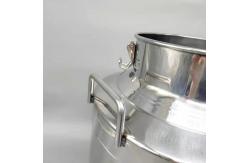China SS304 50L Airtight Food Grade Buckets Moisture Proof With Lid supplier