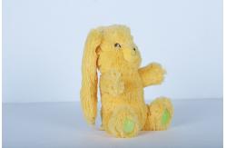 China 30CM Soft Plush Toys Environmentally Friendly Yellow Bunny Shape Printing Logo supplier