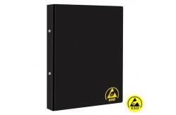 China A4 40mm Thick Black ESD File Folder With 2 Side Holes supplier