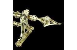 China Diamond Shaped Pointed Curtain Rod Head Simple Finials Style supplier